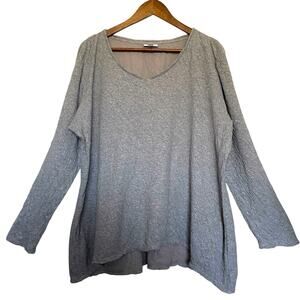 Pure Jill Top Long Sleeve Oversized Lagenlook‎ Minimalist Long Sleeve Size Large